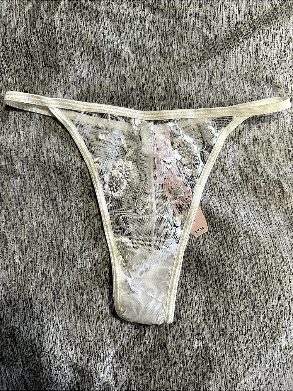 VINTAGE 1999 Victoria's Secret Thong small NWT